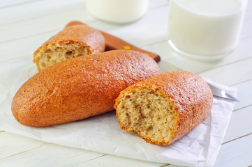 Wall Mural - bread with milk