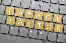 Impact Factor Key On Keyboard