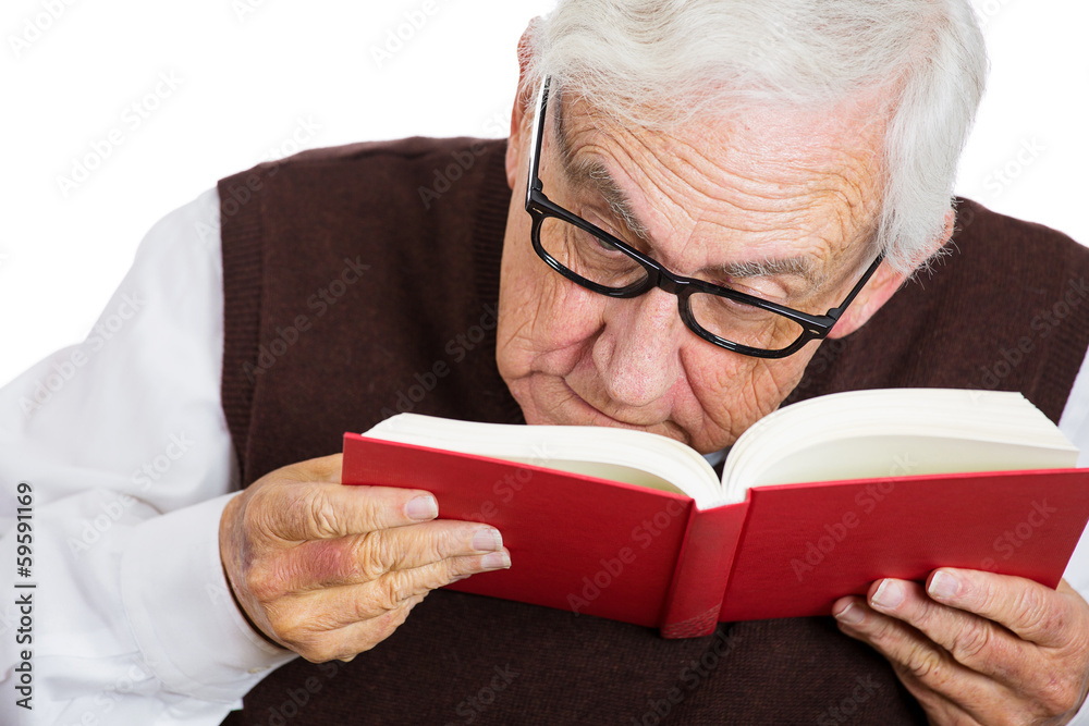 Old man reading glasses cheap