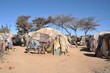 Camp for African refugees   of Hargeisa in Somalia