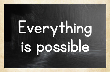 everything is possible concept