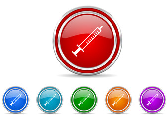 Poster - medicine icon vector set