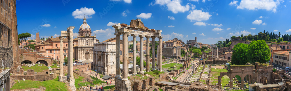 Roman Forum in Rome - obrazy, fototapety, plakaty 