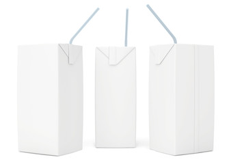 Poster - set blank juice packaging