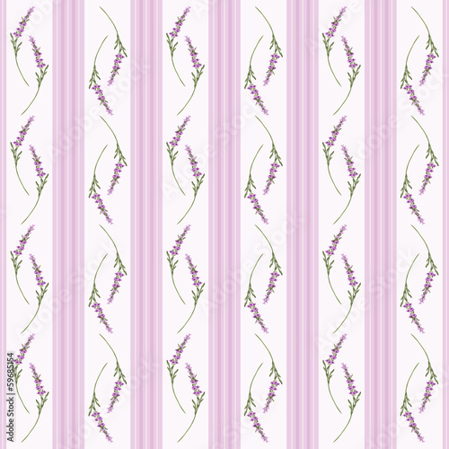 Naklejka ścienna Lavender wallpaper 6