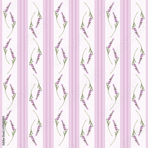 Naklejka - mata magnetyczna na lodówkę Lavender wallpaper 6