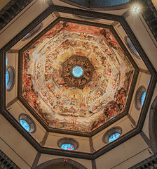 Fototapete - Dom Panorama Florenz Italien Innen