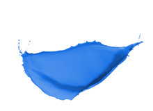Blue Paint Splash