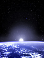earth planet viewed from space