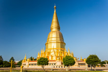 Sriwiengchai Pagoda In Lamphun Thailand