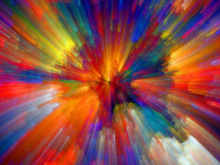 Wall Mural - colorful burst