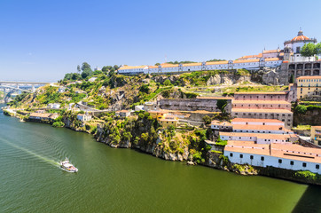 Wall Mural - Douro river and wine cellars of Porto, Portugal