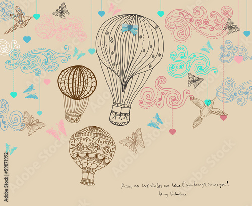 walentynki-ilustracja-gorace-powietrze-balon-w-niebie-reka-rysujacy-backg