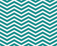 Dark Teal And White Zigzag Textured Fabric Background