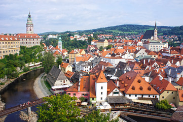 Wall Mural - Panorama of Cesky Krumlov. UNESCO World Heritage