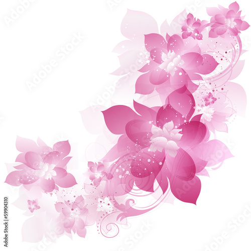 Naklejka na kafelki Floral Background
