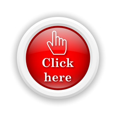 Sticker - Click here icon