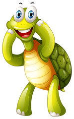 Sticker - A happy turtle