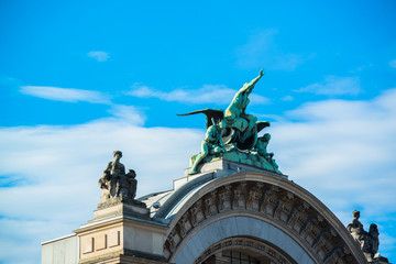 Wall Mural - view of statue in Lucerne, Switzerland