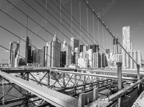 Naklejka nad blat kuchenny Manhattan, New York City. USA.