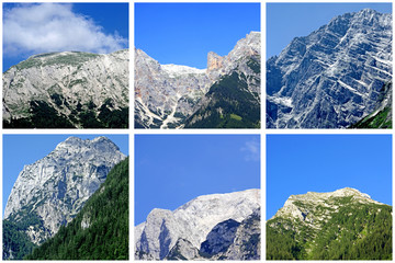 Canvas Print - 6 Berggipfel im BERCHTESGADENER LAND (Bayern)