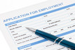 © rukxstockphoto - Application for employment with pen
