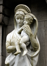 Virgin Mary Carrying The Baby Jesus