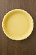 Pie or flan pasty case, empty
