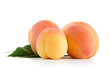 © homydesign - Sweet peaches with leafs