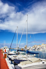 Canvas Print - Port in Puerto Banus