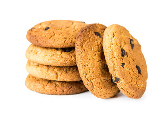 Wall Mural - Oatmeal cookies with chocolate