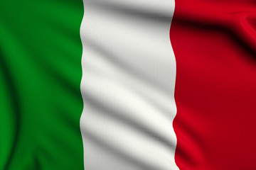 Wall Mural - Flag of Italy