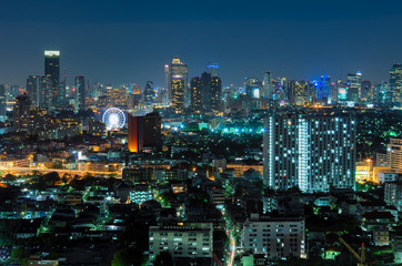 Bangkok night view