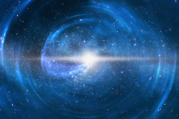 Wall Mural - time and space travel concept abstract background