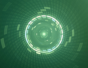 Wall Mural - abstract circular science fiction futuristic background