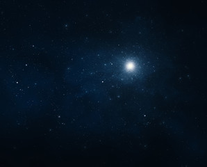 Poster - Space background - night sky star