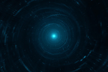 Wall Mural - time and space travel concept abstract background