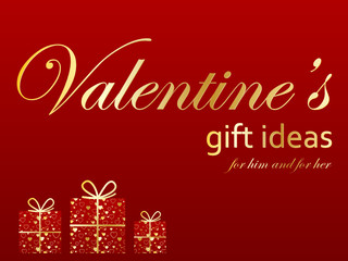 Wall Mural - VALENTINE’S GIFT IDEAS (for her day love tag)