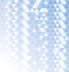 Sticker - blue triangles