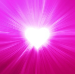 Valentines Hearts Abstract Pink Background