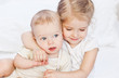 © marchibas - happy little sister hugging her brother