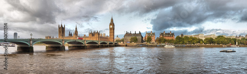 Naklejka - mata magnetyczna na lodówkę Houses of Parliament London HDR