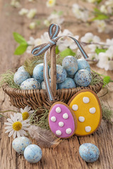 Poster - Colorful easter cookies