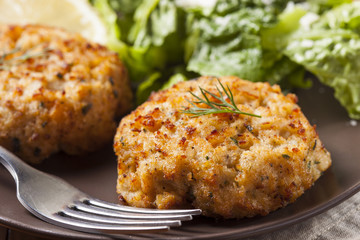 Organic Homemade Crab Cakes