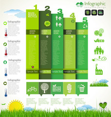 Poster - Modern ecology Design Layout