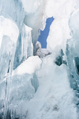 Wall Mural - blue ice cave