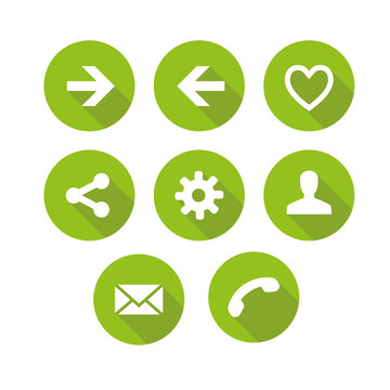 Modern flat icons vector