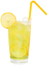 Lemonade With Ice Cubes
