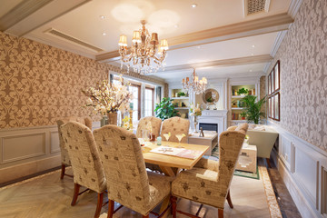 Sticker - luxurious dining room