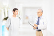 © Ljupco Smokovski - Young male patient talking to doctor in hospital